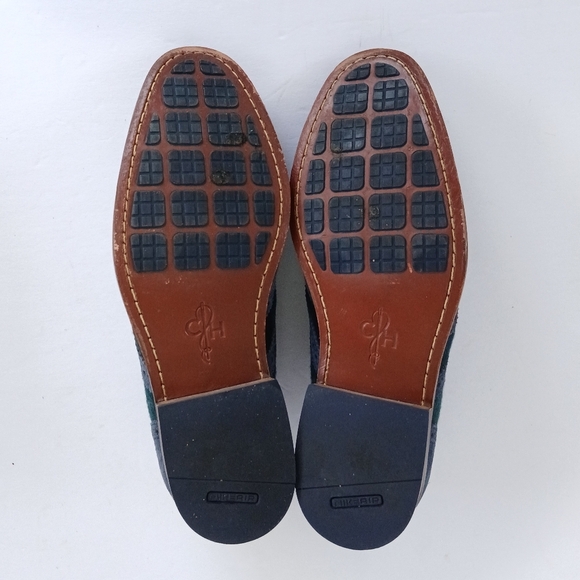 Cole Haan Air Colton Wingtip Oxford Plaid Navy - Picture 8 of 8